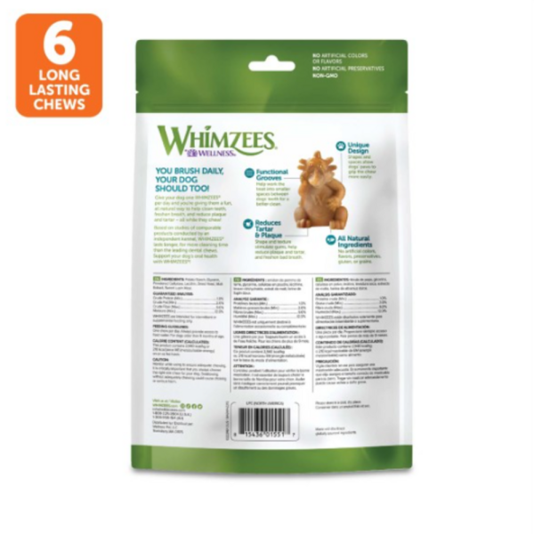 Whimzees Hedgehog Dental Chew Dog Treats For Discount