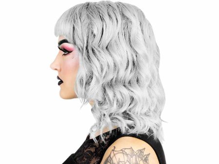 Platinum Veronica White Hair Dye Fashion