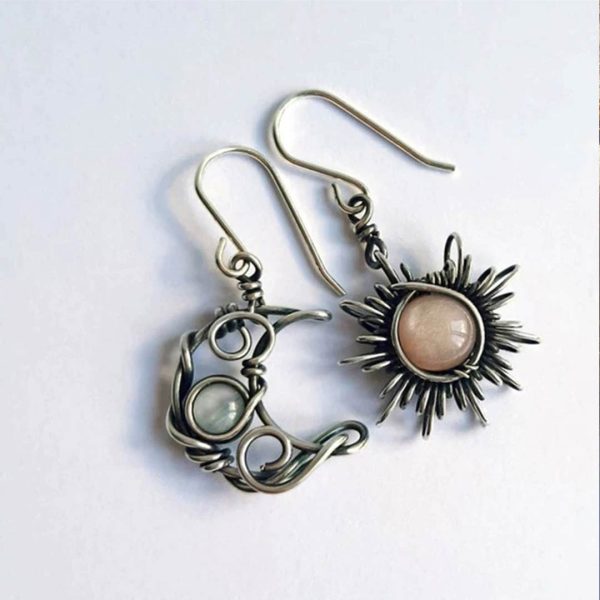 Sun and Moon Earrings Online Sale