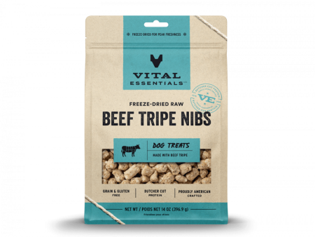 Vital Essentials Freeze Dried Beef Tripe Nibblets Grain Free Limited Ingredient Dog Treats Online