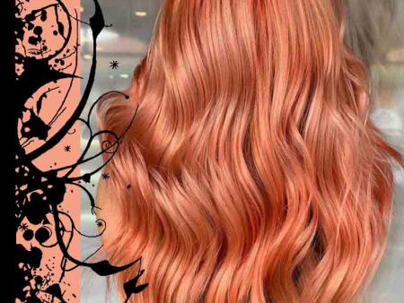 Peach Pink Hair Colour Discount