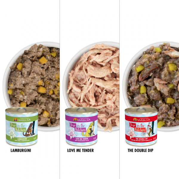 Weruva Dogs in the Kitchen Grain Free Doggie Dinner Dance! Variety Pack Canned Dog Food Cheap