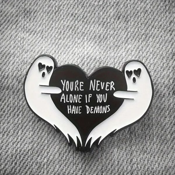 Never Alone Enamel Pin Online Hot Sale