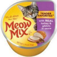 Meow Mix Tender Favorites Real Turkey and Giblets Canned Cat Food Cheap