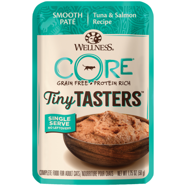 Wellness CORE Tiny Tasters Tuna & Salmon Pate Wet Cat Food Fashion