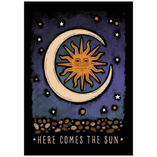 Hello World Here Comes The Sun Poster Discount