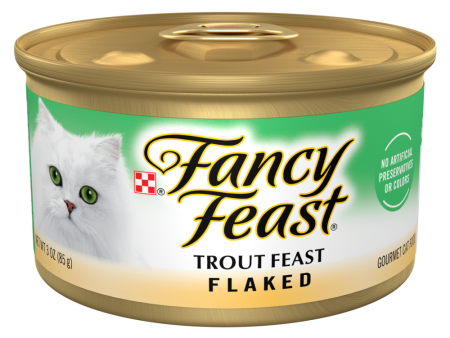 Fancy Feast Flaked Trout Canned Cat Food Supply