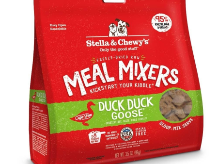 Stella & Chewy s Freeze Dried Raw Duck Duck Goose Meal Mixers Grain Free Dog Food Topper Sale