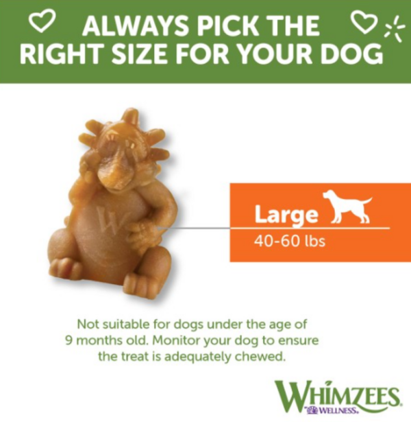 Whimzees Hedgehog Dental Chew Dog Treats For Discount