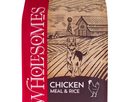 Wholesomes Chicken Meal & Rice Recipe Dry Dog Food Online Hot Sale