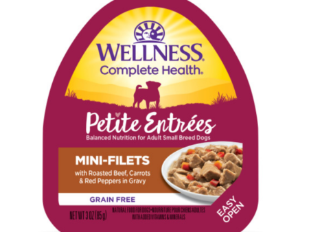 Wellness Petite Entrees Mini-Filets With Roasted Beef, Carrots & Red Peppers in Gravy Online Hot Sale