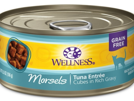 Wellness Grain Free Natural Tuna Morsels Recipe Wet Canned Cat Food Fashion