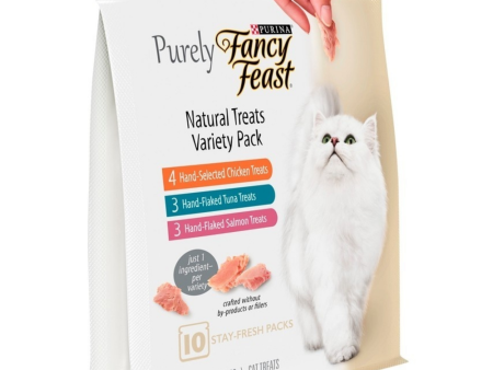 Fancy Feast Purely Natural Treats Variety Pack Cat Treats on Sale