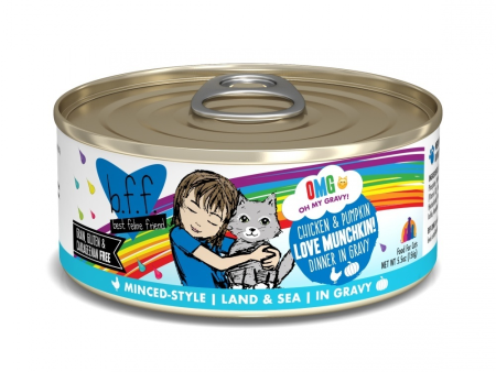 Weruva BFF Oh My Gravy Love Munchkin Grain Free Chicken & Pumpkin in Gravy Canned Cat Food Discount