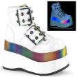 Bear-104 Platform Boots - Rainbow Hot on Sale