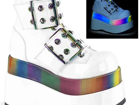 Bear-104 Platform Boots - Rainbow Hot on Sale