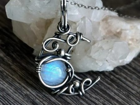 Moonstone Necklace For Sale