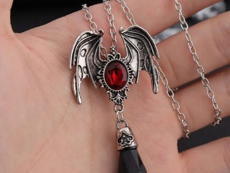 Gothic Bat Necklace Discount