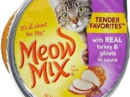 Meow Mix Tender Favorites Real Turkey and Giblets Canned Cat Food Cheap