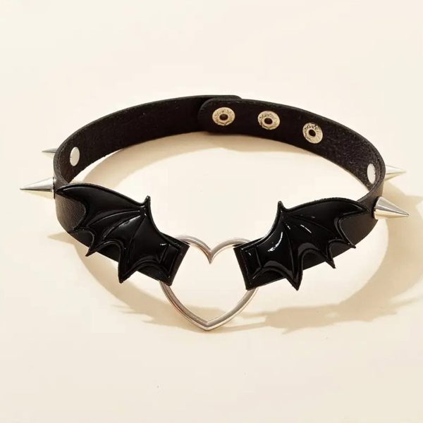 Winged Heart Choker For Discount