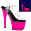 Adore-708 Ladies Platform Heels - Pink UV Online now