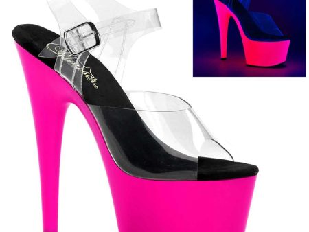 Adore-708 Ladies Platform Heels - Pink UV Online now