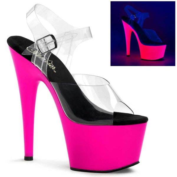 Adore-708 Ladies Platform Heels - Pink UV Online now