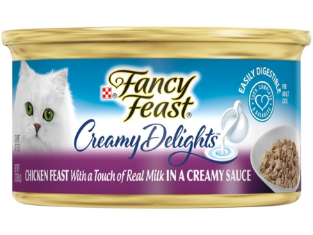 Fancy Feast Creamy Delights Chicken Feast in a Creamy Sauce Canned Cat Food Cheap