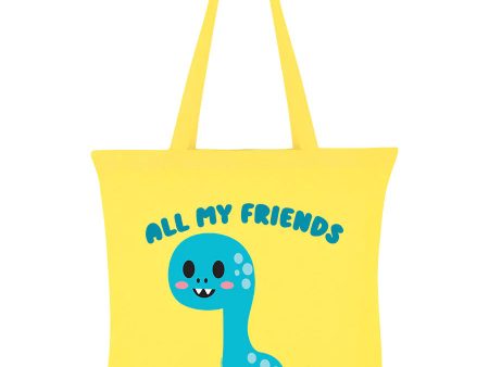 Pop Factory All My Friends Are Dead Lemon Tote Bag For Sale