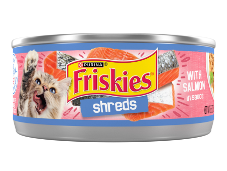 Friskies Savory Shreds Salmon in Sauce Canned Cat Food Supply