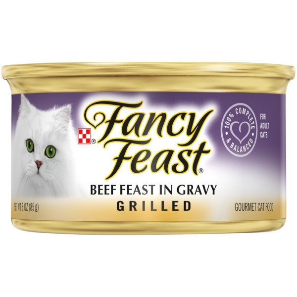 Fancy Feast Grilled Beef Feast In Gravy Canned Cat Food Cheap