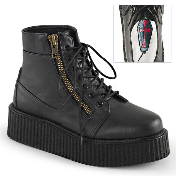 V-Creeper-571 Shoes - Matte Black For Discount