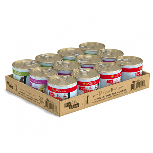 Weruva Dogs in the Kitchen Grain Free Doggie Dinner Dance! Variety Pack Canned Dog Food Cheap