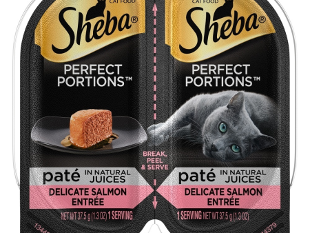 Sheba Perfect Portions Pate Delicate Salmon Entree Wet Cat Food Hot on Sale