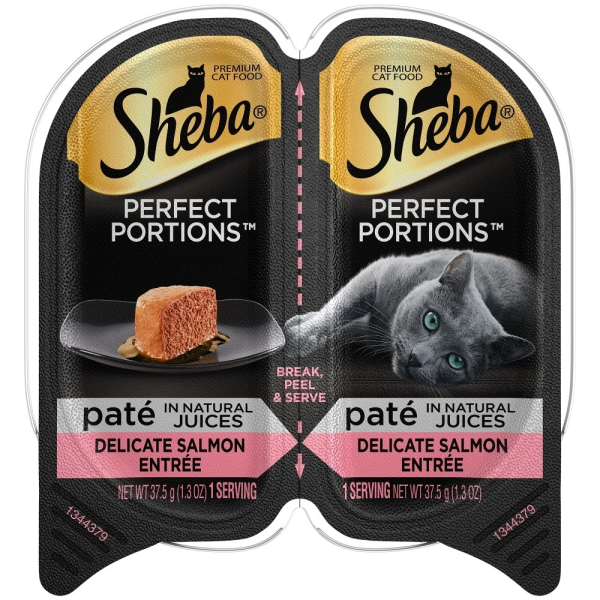 Sheba Perfect Portions Pate Delicate Salmon Entree Wet Cat Food Hot on Sale