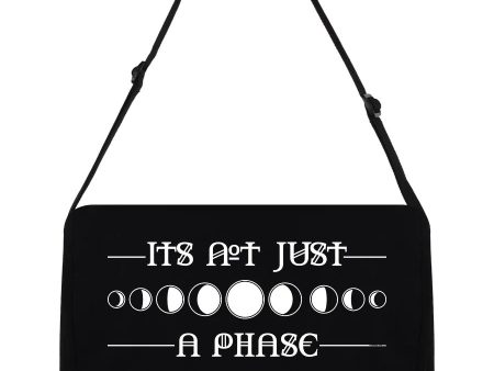 It s Not Just A Phase Black Messenger Bag For Cheap