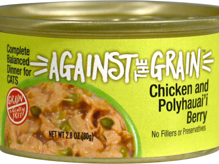 Against the Grain Farmers Market Grain Free Chicken & Polyhauaii Berry Canned Cat Food Online