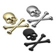 Metal Skull Car Decal For Discount