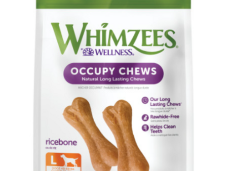 Whimzees Large Rice Bone Dental Chew Dog Treats Online now