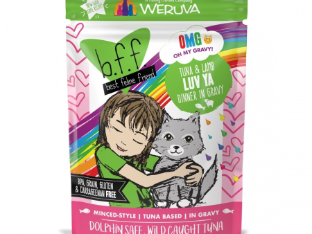 Weruva BFF Tuna & Lamb Luv Ya Recipe Pouches Wet Cat Food Online now