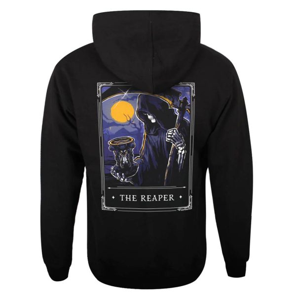 Deadly Tarot Legends - The Reaper Unisex Black Pullover Hoodie Online Sale