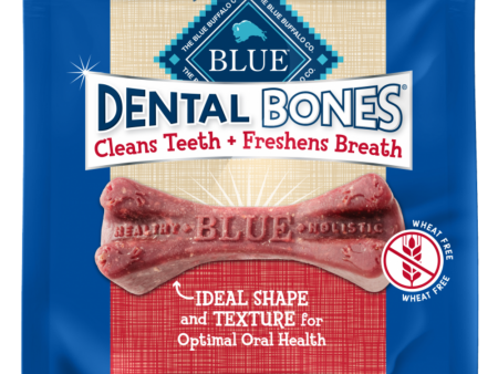 Blue Buffalo Blue All Natural Dental Bones Dog Treats For Discount