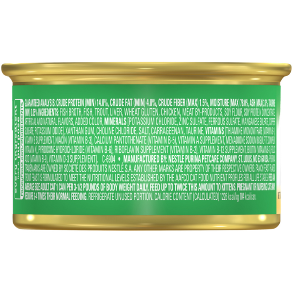 Fancy Feast Flaked Trout Canned Cat Food Supply