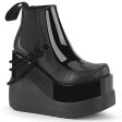 Void-50 Platform Boots - Black Patent Fashion