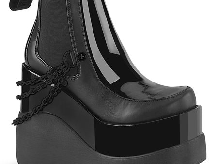 Void-50 Platform Boots - Black Patent Fashion