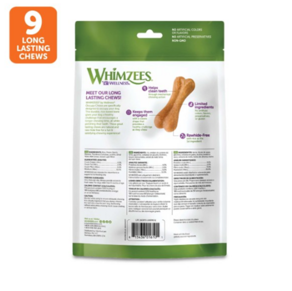 Whimzees Large Rice Bone Dental Chew Dog Treats Online now