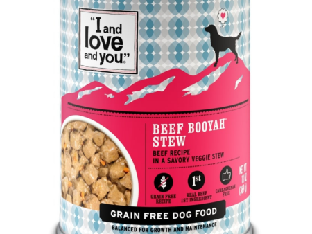 I and Love and You Grain Free Beef Booyah Stew Canned Dog Food For Discount