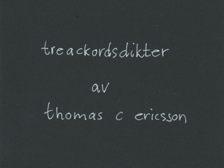 Treackordsdikter Online now